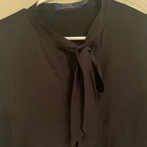 Polo Ralph Lauren-Black bow dress